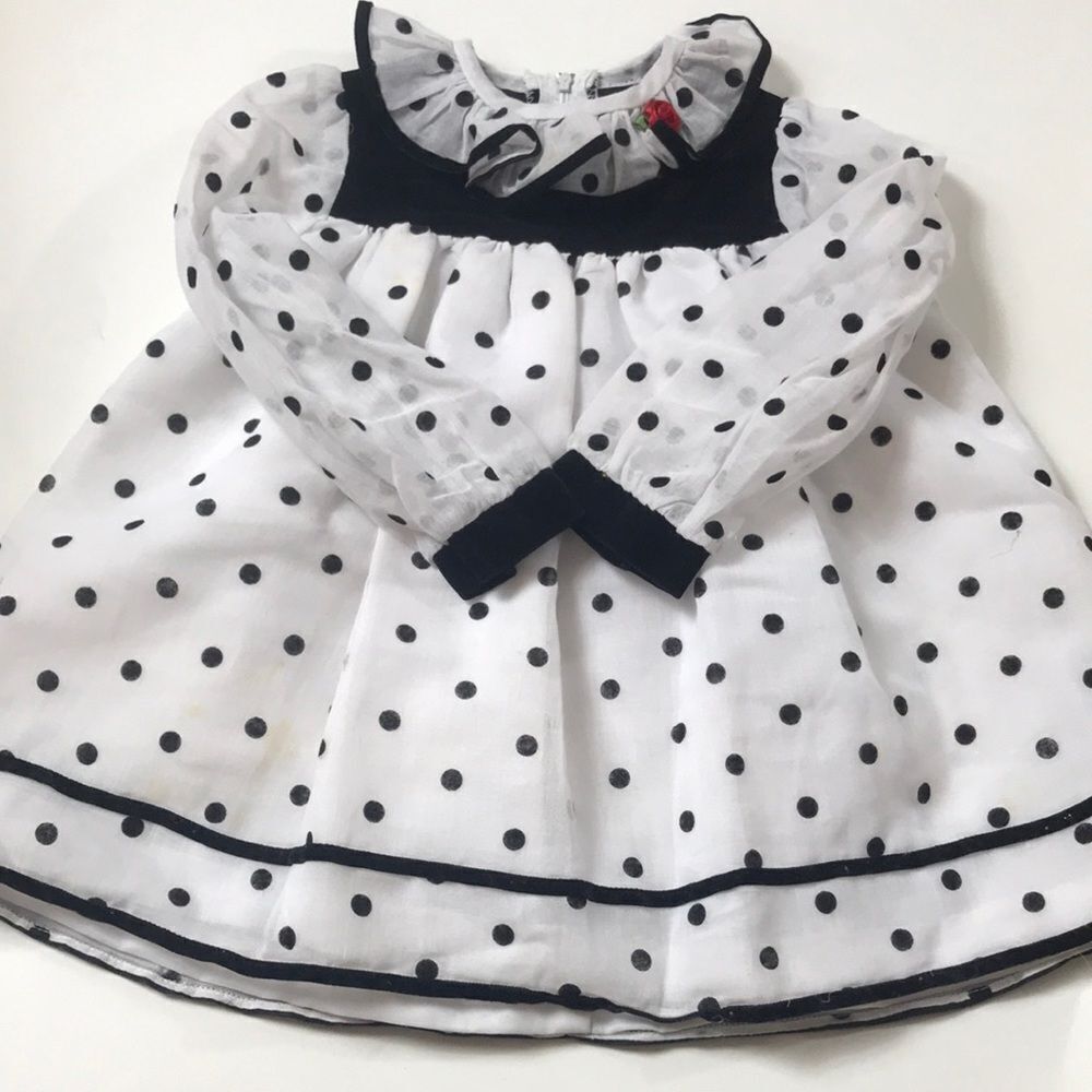 YOUNGLAND UNION MADE ILGWU USA STYLE 1367-1-2 VINTAGE DRESS SIZE 4T